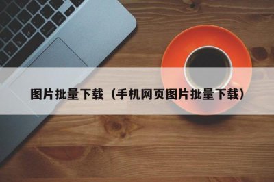 ​图片批量下载（手机网页图片批量下载）